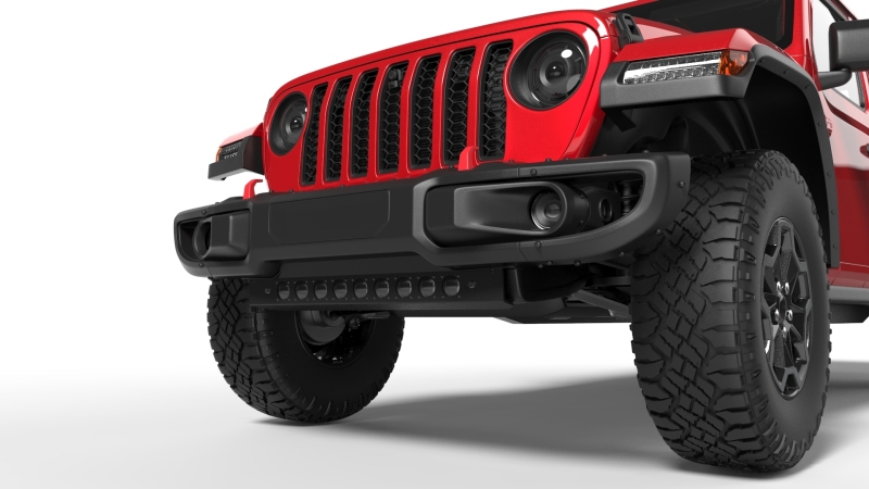 Jeep Wrangler JL Skid Plate - ORACLE Lighting - Integrated LED Emitters - Clear - `19-`27
